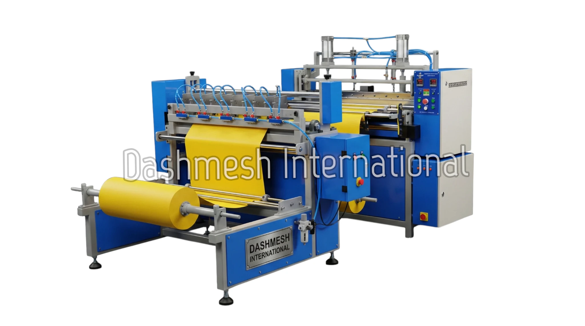 D.I. On-Line Paper Slitting Machine for continuous filter paper and industrial paper roll slitting